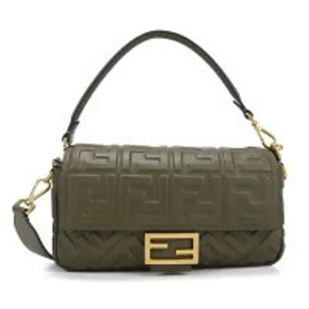 Fendi Handbag Baguette Khaki Green